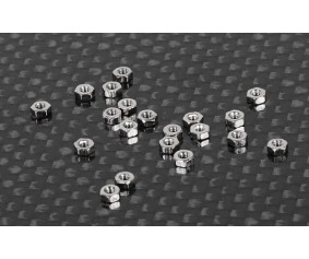 RC4WD Regular M1.6 Nuts (Silver)