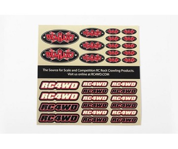 RC4WD Small Decal Sheet