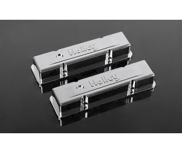 RC4WD 1/10 Holley Chrome Valve Covers for Scale V8 Engine