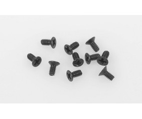 RC4WD Steel Flat Head Cap Screw M1.4 X 3mm (10)