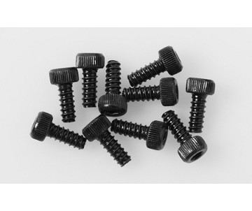 RC4WD Socket Head Self Tapping Screws M2 X 5mm (Black)
