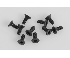 RC4WD Steel Flat Head Socket Cap Screw M2 x 5mm (Black)