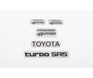 RC4WD 1985 Toyota 4Runner Emblem Set