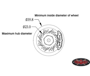 RC4WD Baer Brake Systems Rotor Set (1.9
