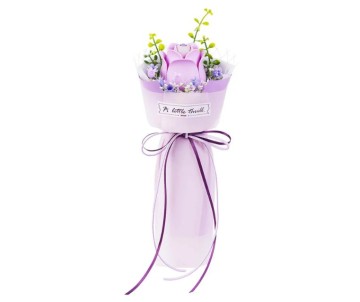 ROKR DIY Purple Rose Bouquet 3D Puzzle