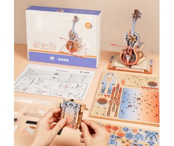 ROKR Symphony of Gorgeous Dreams Mechanical Music Box 3D Wooden Puzzle