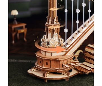 ROKR Magic Harp Music Box 3D Wooden Puzzle