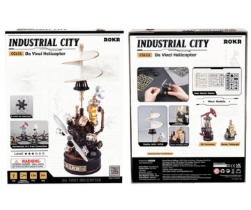 ROKR Da Vinci Helicopter DIY Mechanical 3D Puzzle