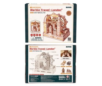 ROKR Marble Travel, London 3D Wooden Puzzle