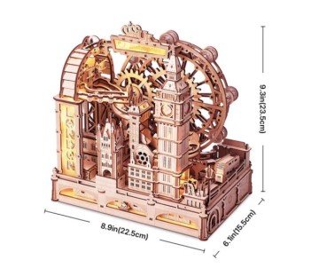 ROKR Marble Travel, London 3D Wooden Puzzle