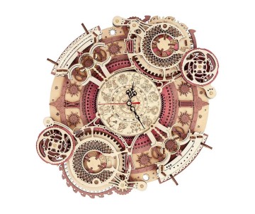 ROKR Zodiac Wall Clock Mechanical Time Art Engine