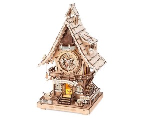 ROKR Cuckoo Clock Mechanical Gear 3D Wooden Puzzle