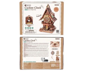 ROKR Cuckoo Clock Mechanical Gear 3D Wooden Puzzle