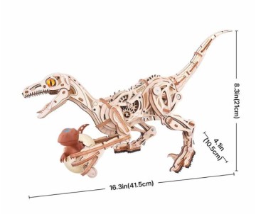 ROKR Velociraptor 3D Wooden Puzzle
