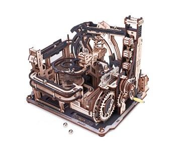 ROKR Space Port Marble Run 3D Wooden Puzzle