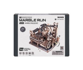 ROKR Space Port Marble Run 3D Wooden Puzzle