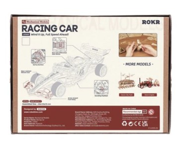 ROKR F1 Racing Car 3D Wooden Puzzle