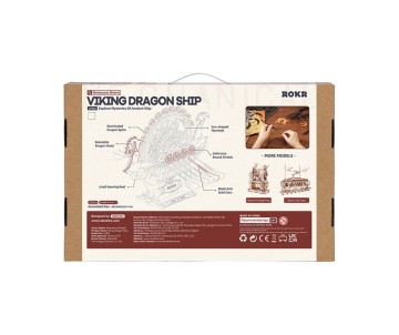 ROKR Dragon-Boat 3D Wooden Puzzle