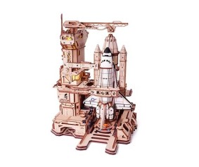 ROKR Space Shuttle Mechanical Gear 3D Wooden Puzzle