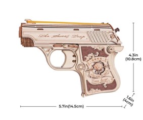 ROKR Mini Gun 3D Wooden Puzzle