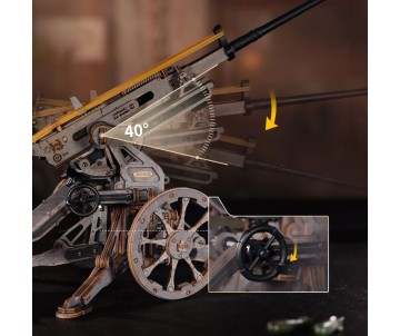 ROKR Anti-aircraft Gun 3D Wooden Puzzle