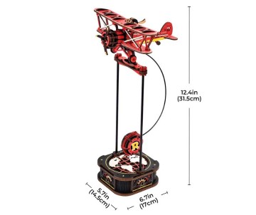 ROKR DIY Sky Captain Pendulum Toy 3D Wooden Puzzle