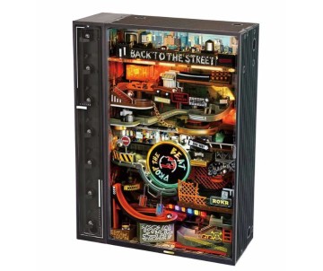ROKR Hip-Hop Street Book Nook Shelf Insert