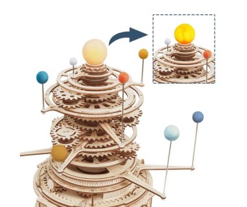 ROKR Mechanical Orrery 3D Wooden Puzzle