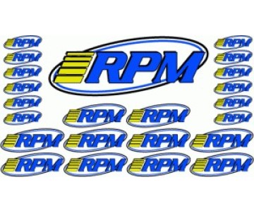 RPM Pro Logo Decal Sheets