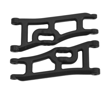 RPM Wide Front A-arms for the Traxxas Electric Rustler & Electric Stampede 2wd - Black