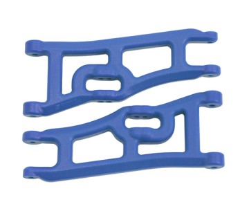 RPM Wide Front A-arms for the Traxxas Electric Rustler & Electric Stampede 2wd - Blue