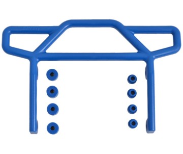RPM Rear Bumper for Traxxas Electric Rustler - Blue
