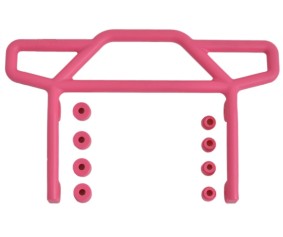 RPM Rear Bumper for Traxxas Electric Rustler - Pink