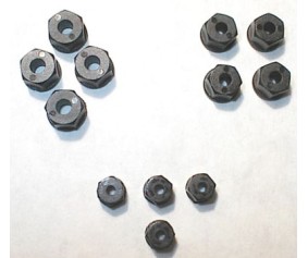 RPM Nylon Nuts 6-32 (8) - Black
