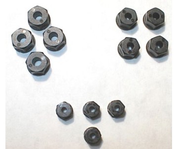 RPM Nylon Nuts 6-32 (8) - Black