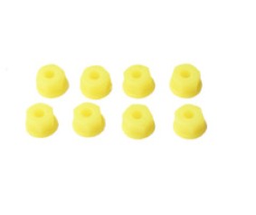 RPM Nylon Nuts 6-32 (8) - Neon Yellow