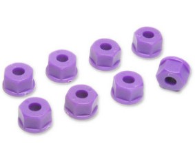 RPM Nylon Nuts 8-32 (8) - Purple