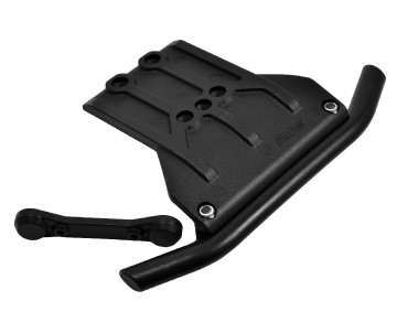 RPM Front Bumper And Skid Plate For The Traxxas Sledge - Black