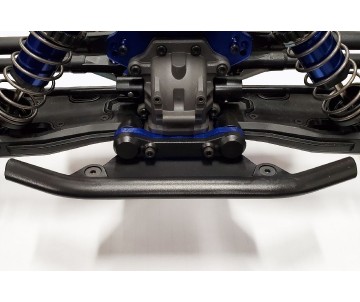 RPM Front Bumper And Skid Plate For The Traxxas Sledge - Black