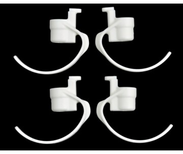 RPM Landing Gear Dromida Vista, Vista FPV, Ominus & Ominus FPV - Dyeable White
