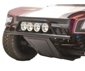 RPM Front Bumper & Skid Plate for the Losi Ten SCTE - Black