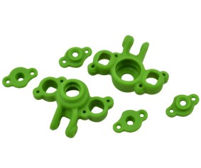RPM Axle Carriers for Traxxas 1/16 e-Revo, Slash, Summit & Rally - Green