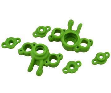 RPM Axle Carriers for Traxxas 1/16 e-Revo, Slash, Summit & Rally - Green