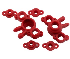 RPM Axle Carriers for Traxxas 1/16 e-Revo, Slash, Summit & Rally - Red