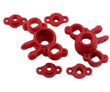 RPM Axle Carriers for Traxxas 1/16 e-Revo, Slash, Summit & Rally - Red