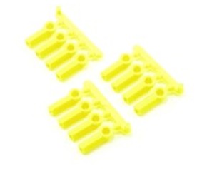 RPM Heavy Duty 4-40 Rod Ends (12) - Yellow