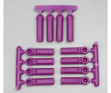 RPM Long Shank 4-40 Rod Ends (12) - Purple