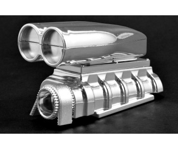 RPM Chrome Shotgun Style Mock Intake & Blower