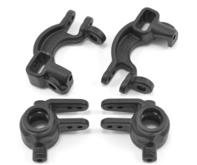 RPM Traxxas 4x4 Caster & Spindle Block Set (Black) RPM Traxxas 4x4 Caster & Spindle Block Set (Black)