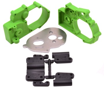 RPM Gearbox Housing and Rear Mounts for the Traxxas Slash 2wd, e-Rustler, e-Stampede & Bandit - Green
